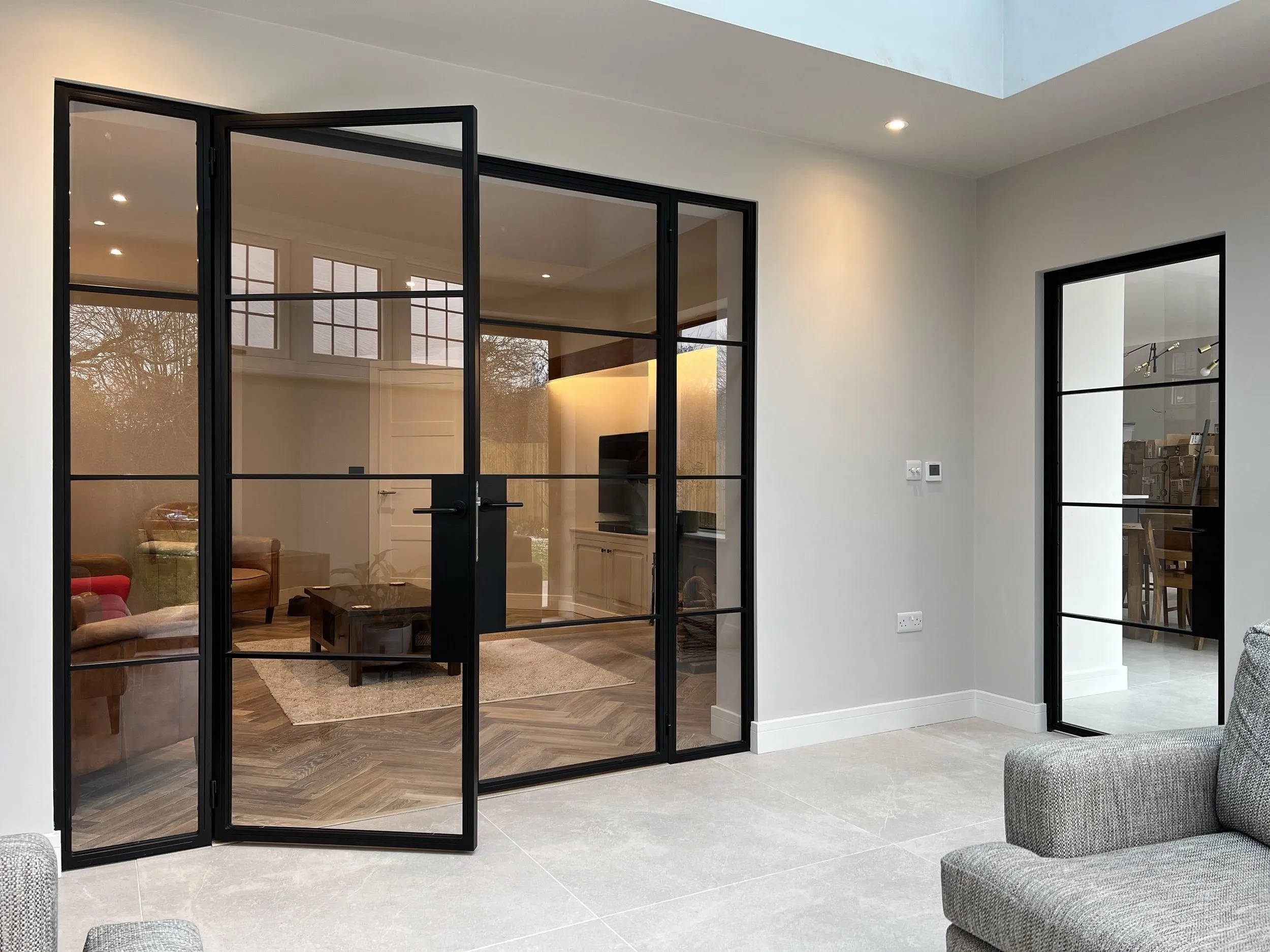 Modern-door-design-and-crittallstyle-interior-glass-door